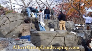 StoneMakers Waterfall 100% concrete but it looks like stone!