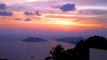 HD, Acapulco, Mexico. Pacific sunset from las Brisas Hotel.