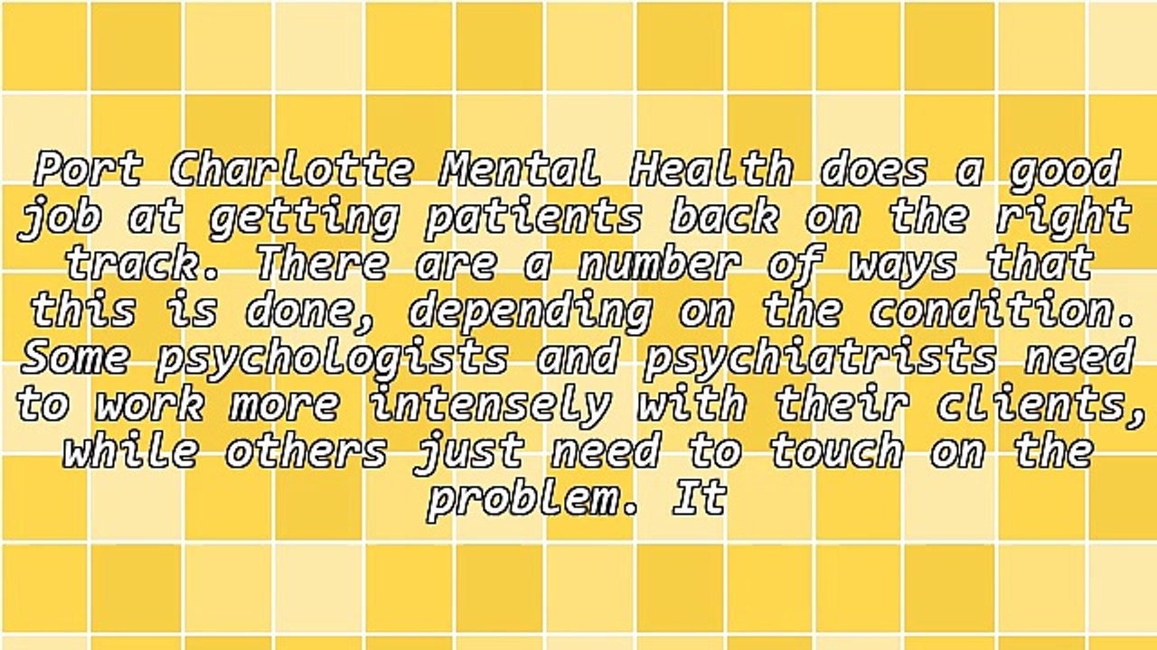 More About Port Charlotte Mental Health
