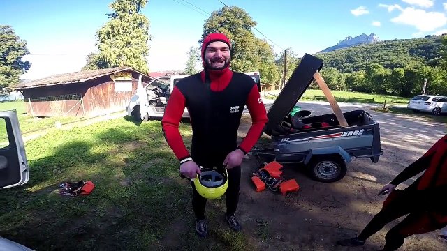 journée canyoning dans les cascades d'Angon avec Denis et aventure sensation