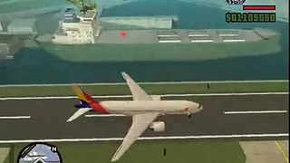 Asiana Airlines in GTA San Andreas