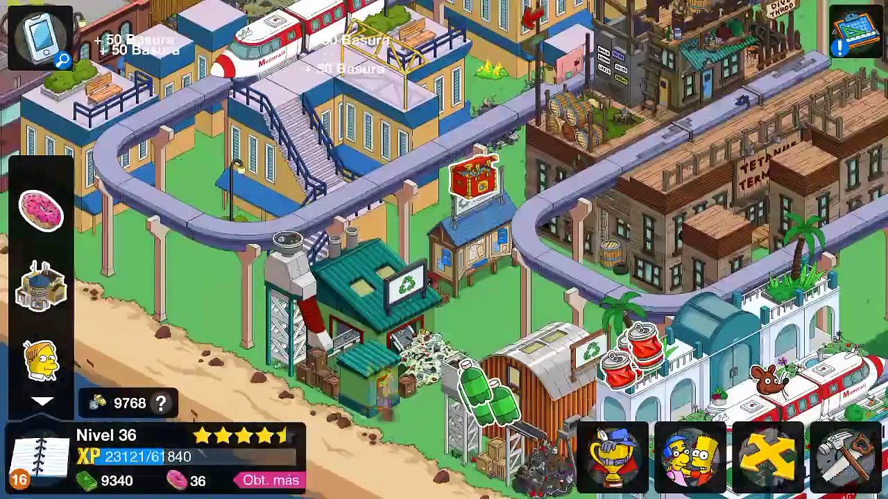 Los simpson springfield .Actualización monorrail