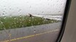 Asiana Airlines A321 OZ162 rainy takeoff from Seoul Incheon Airport