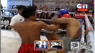Long sovan dern vs thai , Reung sophaon vs thai , khmer boxing international