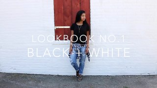 LOOKBOOK NO. 1 : BLACK AND WHITE | ARIANA.AVA