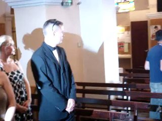 Mariage d'Amandine et Adrien : chant de Gospel troublant...