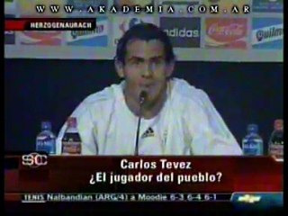 Conferencia de Carlos Tevez