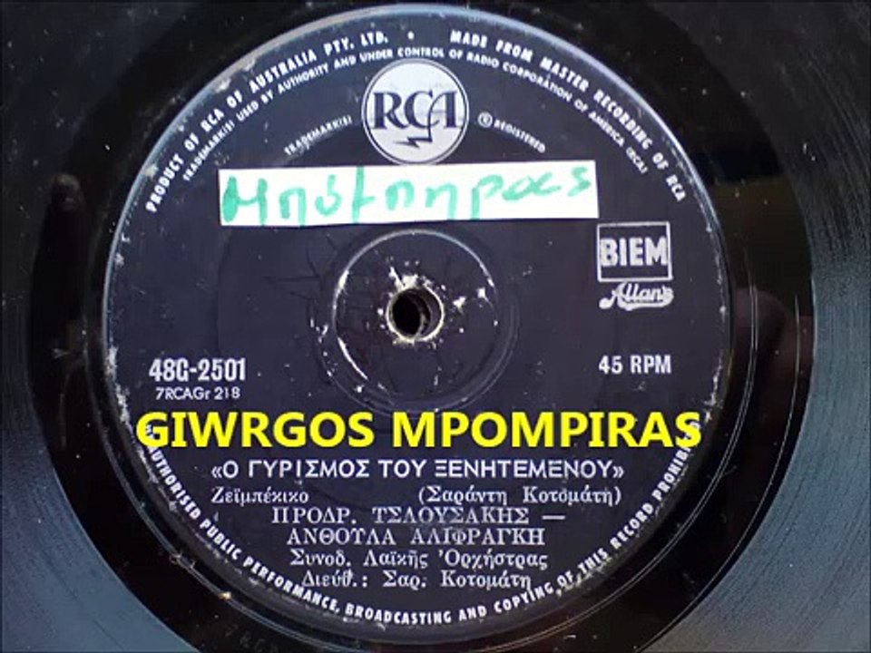 ΤΣΑΟΥΣΑΚΗΣ ΠΡΟΔΡΟΜΟΣ Ο ΓΥΡΙΣΜΟΣ ΤΟΥ ΞΕΝΗΤΕΜΕΝΟΥ μέ ΑΝΘΟΥΛΑ ΑΛΙΦΡΑΓΚΗ