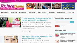 FashionNamaCom New Fashion Trends, Dresses, Beauty Tips, Mehndi Designs