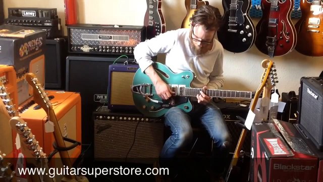 Gretsch G5622T CB Electromatic Center Block Guitar & Fender Hot Rod Pro Junior