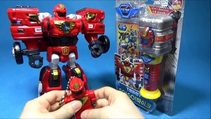 Ou robot R et un microphone, et R jouet CONDUIT clé de la tempête à l'Est des Philippines fan de transformation des vidéos Tobot R mic. & jouets