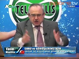 Canlı yayında takıma beddua!