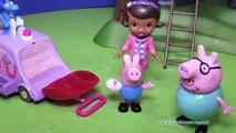 PEPPA PIG Nickelodeon Peppa Pig Tree House Club With Doc McStuffins a Peppa Pig Video Parody