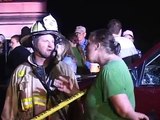 Manteno,Illinois Fire Prot.District Horse Rescues,10 Horses Rescued from Barn Collapse after TORNADO