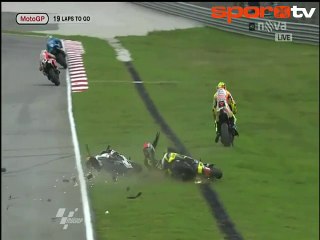Moto GP'de üzücü kaza!