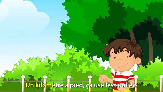 Un kilomètre à pied, ça use les souliers