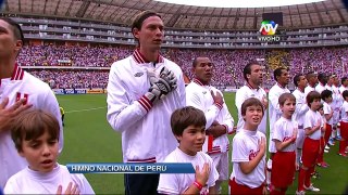 Himno Nacional de Perú - Partido Peru vs Colombia - Eliminatorias Brasil 2014 [HD]