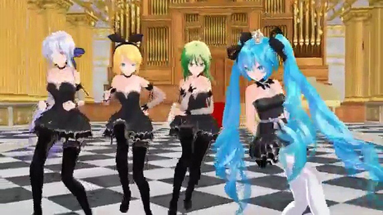 【MMD】- Bad ∞ End ∞ Night - Miku Haku Rin & Gumi (Leer descripcion)