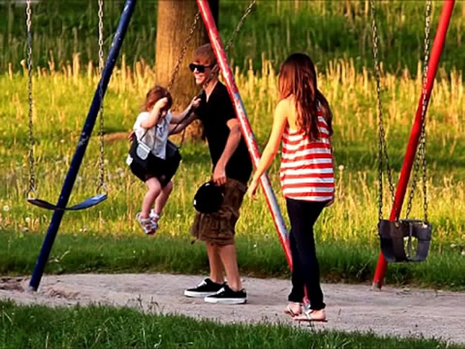 Justin Bieber and Selena Gomez together in Canada june 2011.