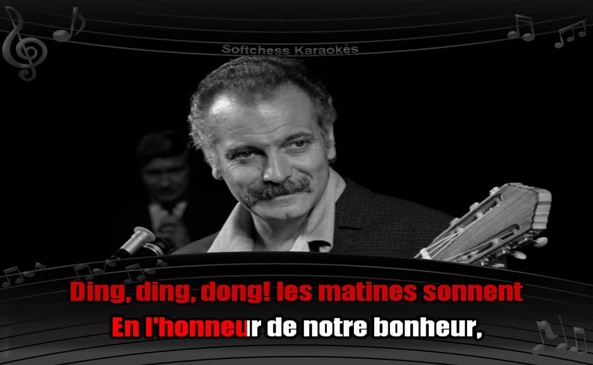 Karaoké Georges Brassens - Il suffit de passer le pont