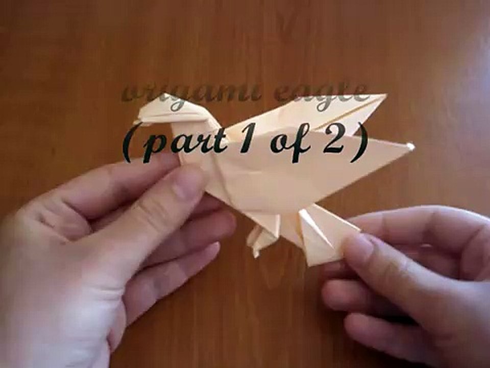 origami eagle  (part 1 of 2)