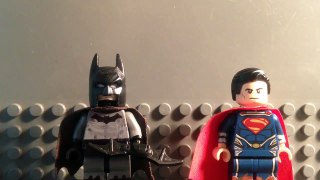 Lego custom batman vs superman minifigers