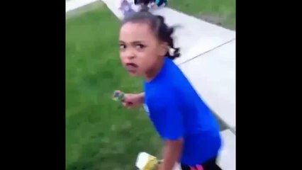 Little Girls Goes Crazy Over Ice Cream