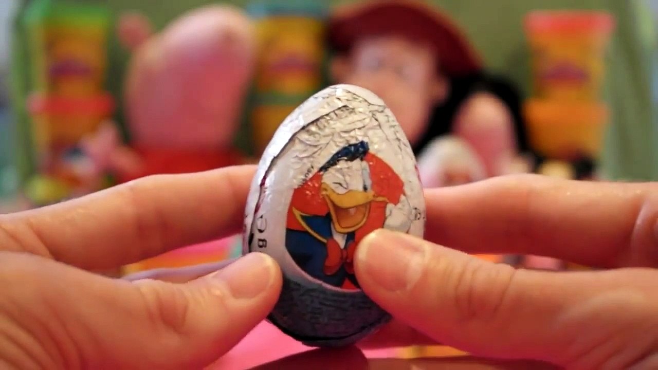 2 Surprise egg Donald duck minnie mouse