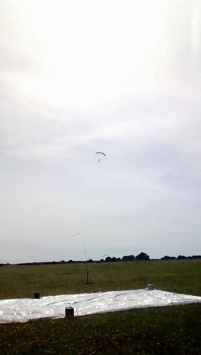 Attérissage en voile école