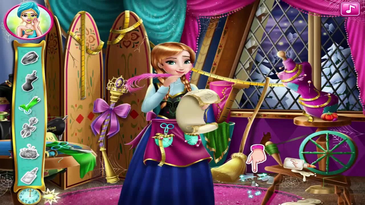 Anna Tailor for Elsa   Disney Sisters Elsa and Anna Game Video for Kids
