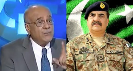 Najam sethi praise raheel sharief and khi. op.