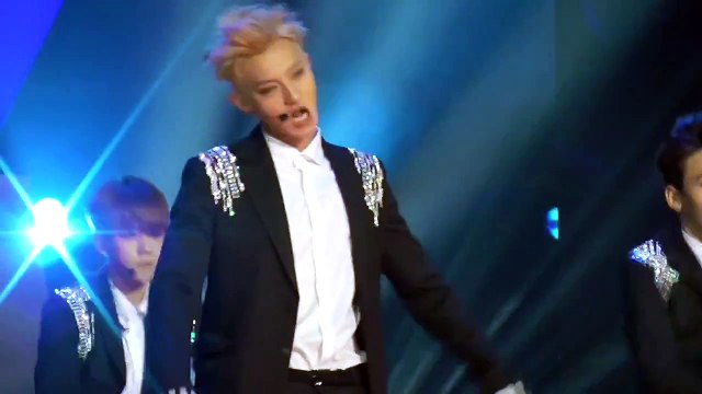 150115 EXO Golden Disk Awards LOTB + Overdose + Ment + Growl (Sehun, Tao focus)