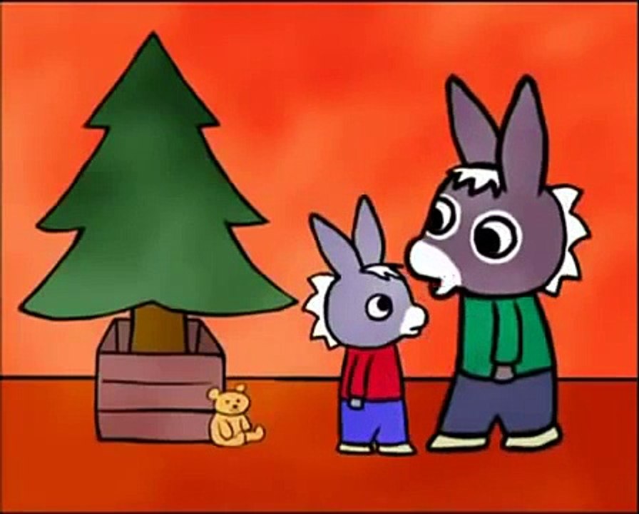 Lâne Trotro Trotro et le sapin de Noël