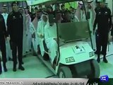 Saudi King, Shah Salman, visits crane incidence place