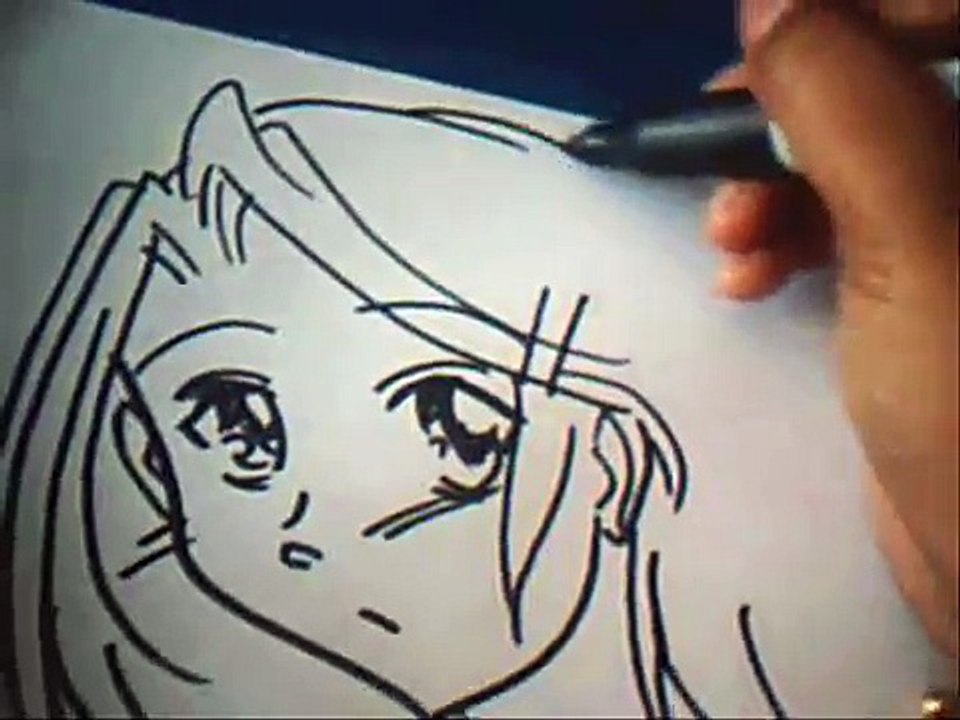 Cartoon Girl-My drawing in 3 minutes(2006).