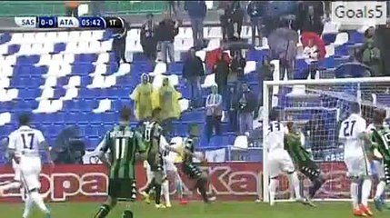 Nicola Sansone Penalty MISS Sassuolo 0 - 0 Atalanta Serie A 13-9-2015