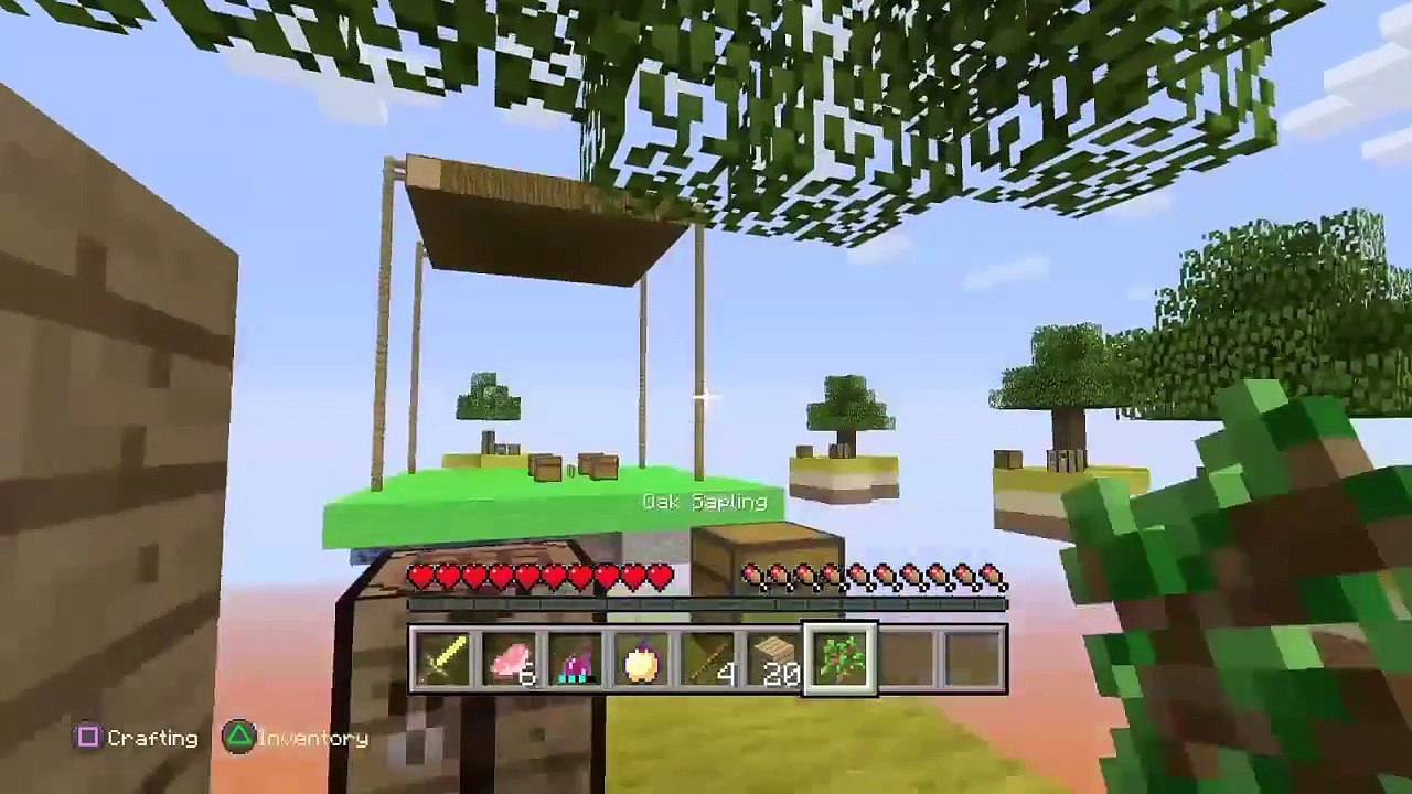 Minecraft PS4 - Epic Lava Sky Wars! - NO! LAVA!