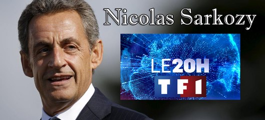 VIDÉO Nicolas Sarkozy invité du JT de 20h de TF1 le 10/09/2015