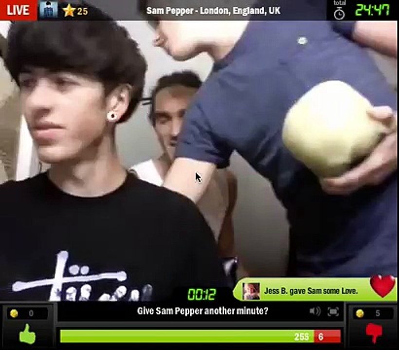a magical kiss between sam pepper and jacksgap