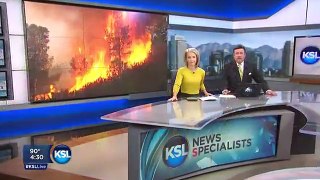 Thousands flee 2 fast-moving California wildfires