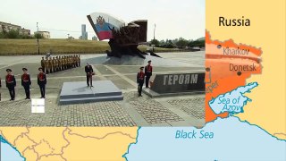 Ukraine Crisis - Bird pooped on Putin at opening of WWI monument