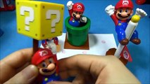 McDonald's happy meal Super Mario toys and play Mcdonalds happy meal Super Mario Toys Microsizers