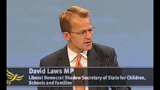Bournemouth 2008: David Laws on a liberal education system