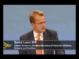 Bournemouth 2008: David Laws on a liberal education system