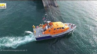 RNLI Lifeboat Tenby Lifeboat Drone RESCUE DJI S1000 -  film No 9 of 39