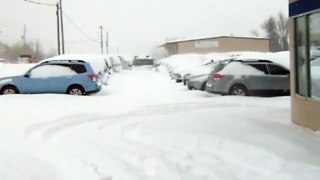 Adventure Subaru Outback Deep Snow Winter Driving 2011 Feb 09 Fang Island HD