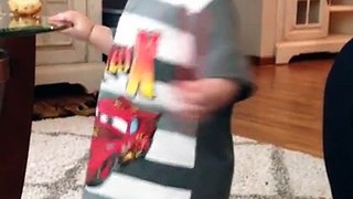 Funny baby dancing to a song
