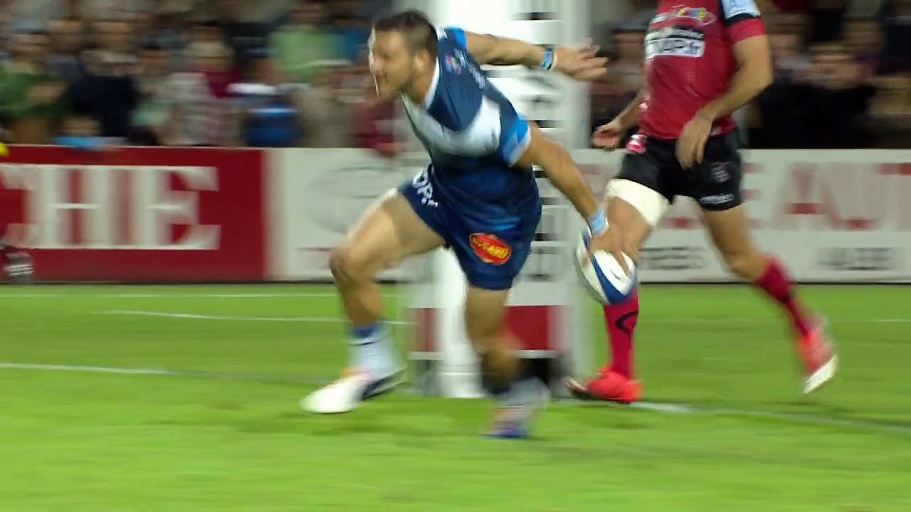 TOP 14 - Castres - Oyonnax : 35-26 - ESSAI 2 Uwa TAWALO (OYO) - Saison 2015/2016