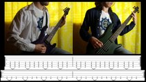 5) Rammstein - Mein Teil (Guitar & Bass lesson   TABs | Cover HD)