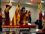 Galatasaray zafer sarhoşu | Soyunmma odasından eğlenceli görüntüler